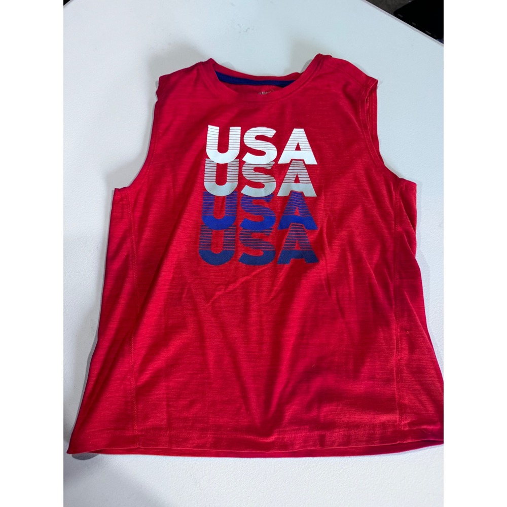 Boys Old Navy Active USA Tank & Babies R Us Dude T-Shirt Bundle Size 3T 6-7